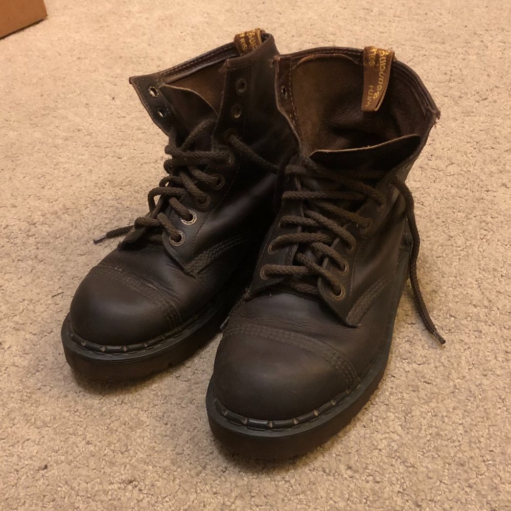 Vintage Brown Dr. Marten Boots - Made in England